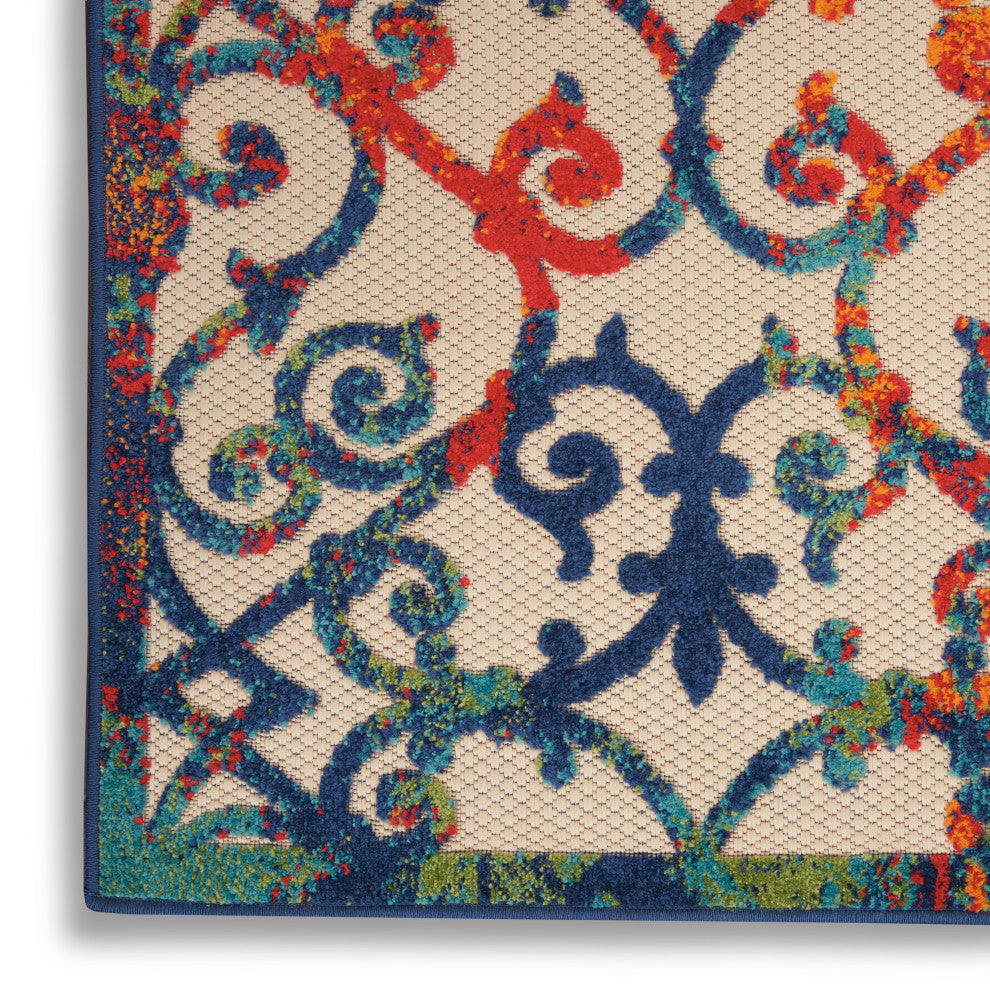 Nourison Aloha 6' x 9' Multicolor Contemporary Area Rug