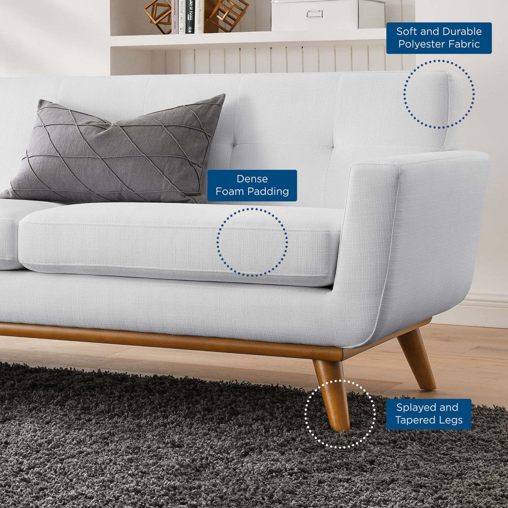 Sectional Sofa Set, Fabric, White, Modern, Living Lounge Hotel Lobby Hospitality