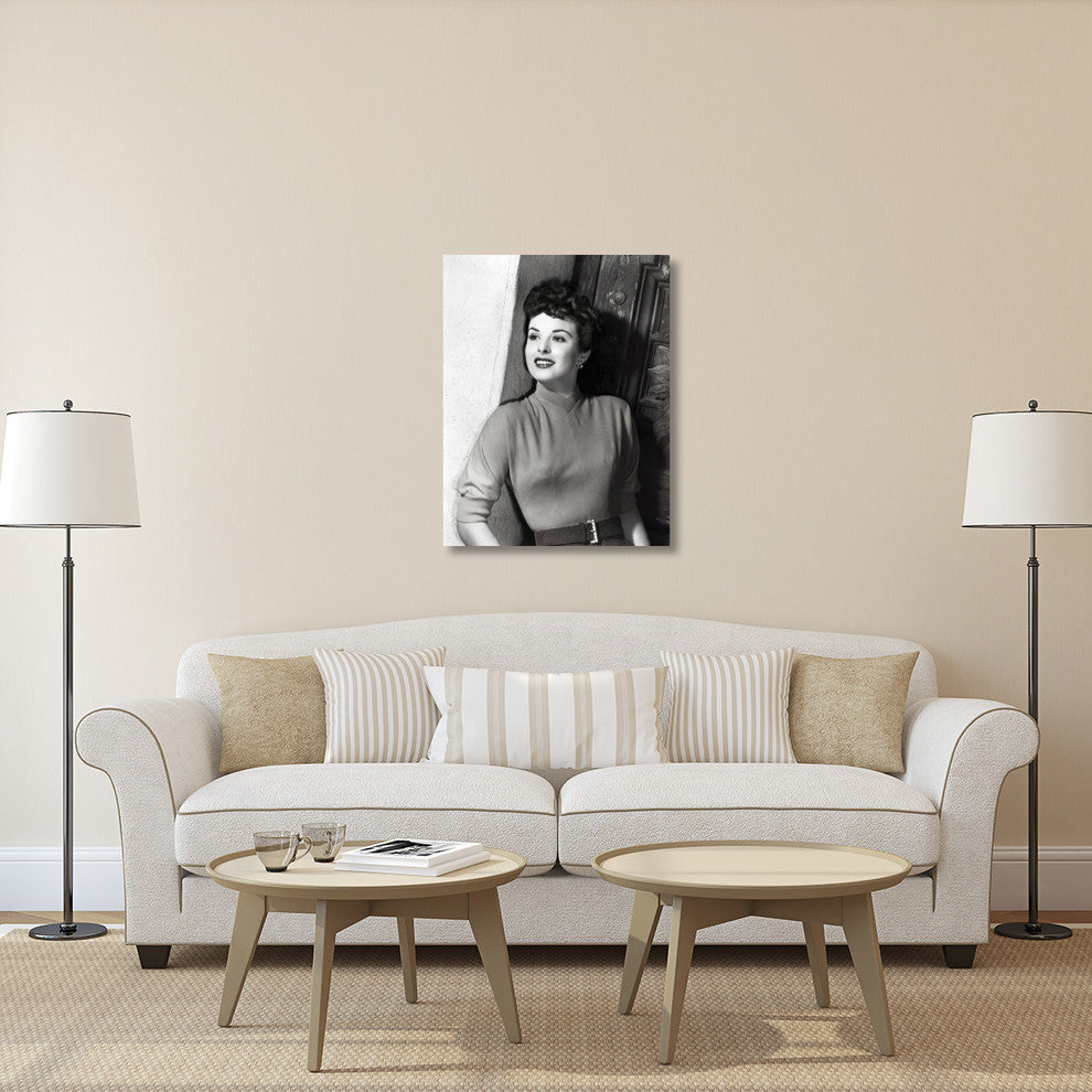 "Jean Peters" Stretched Canvas Giclee by Hollywood Photo Archive, 31x40"