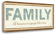 "Family" By Pela, Fine Art Giclee Print on Gallery Wrap Canvas, Ready to Hang