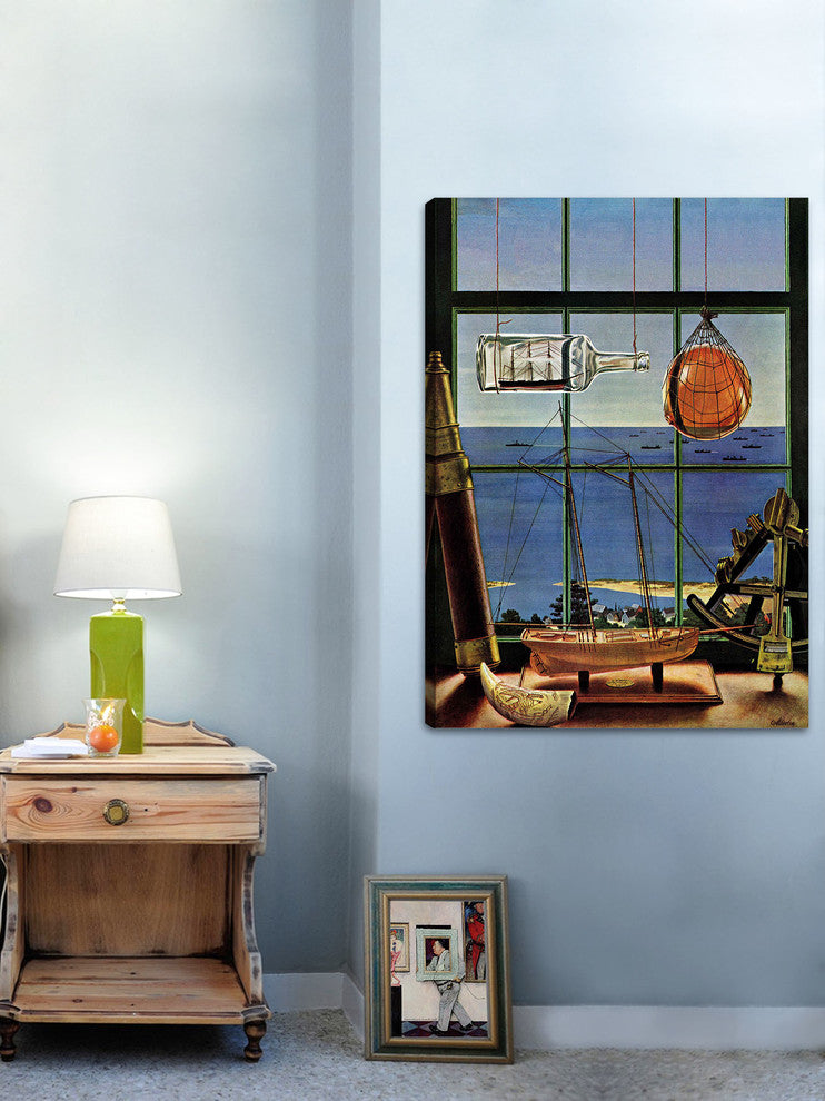 "Naval Convoy" Painting Print on Canvas by John Atherton