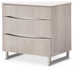 Marin 3-Drawer Nightstand - Greige