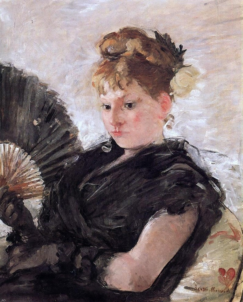 Berthe Morisot Woman With a Fan Wall Decal
