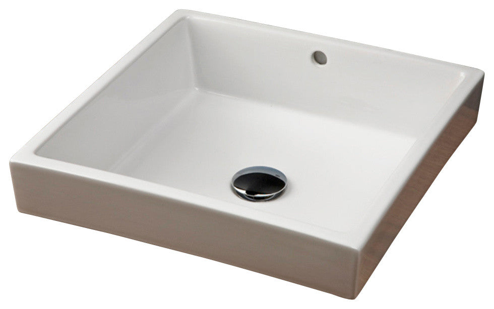 Lacava Cube Collection Lavatory, White