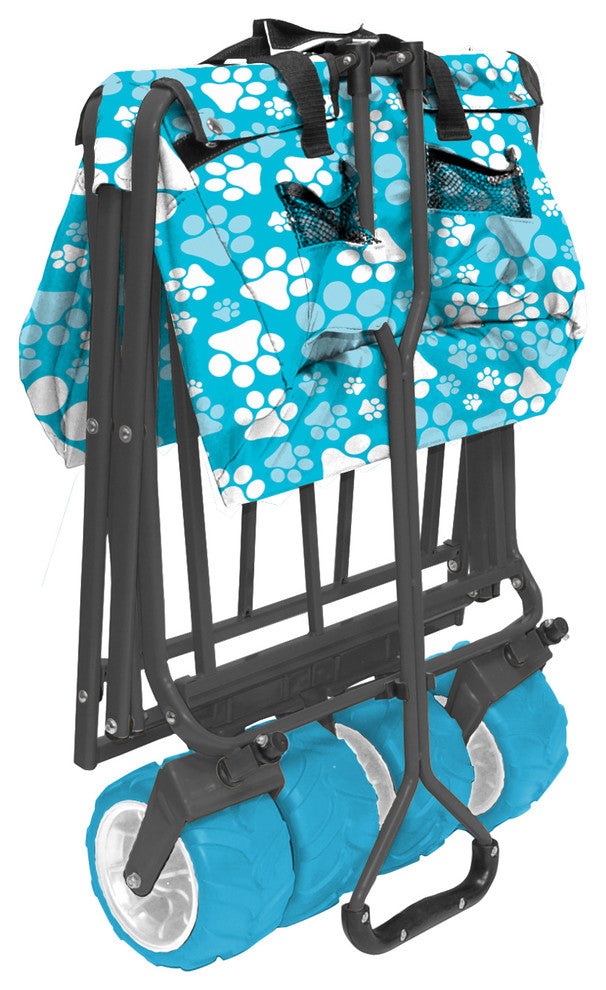 All Terrain Folding Wagon Special Print, Paws