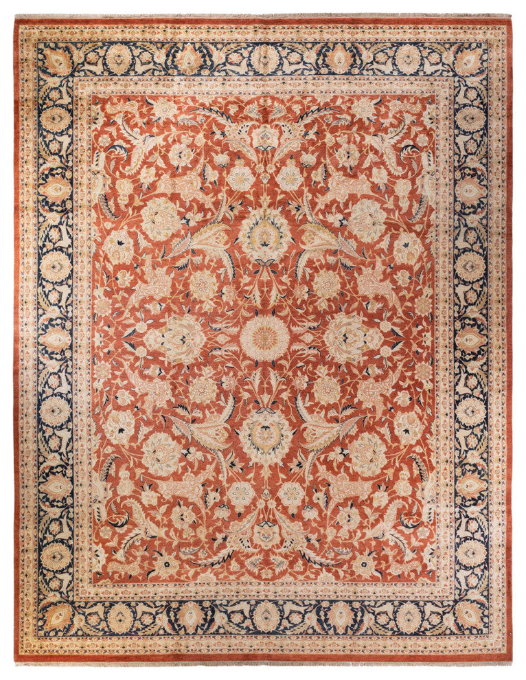 Mogul, One-of-a-Kind Hand-Knotted Area Rug Orange, 11' 10" x 15' 4"