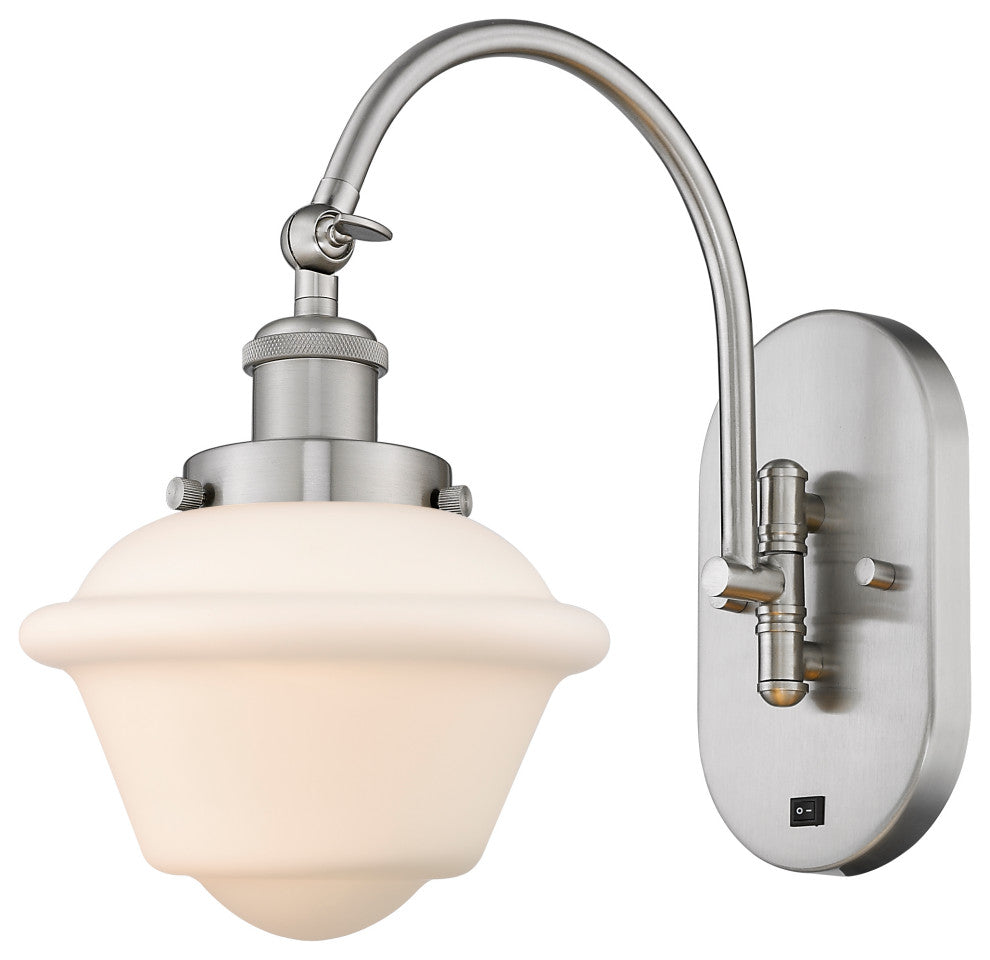 Innovations 918-1W-SN-G531-LED Oxford 1 Light Sconce, Brushed Satin Nickel
