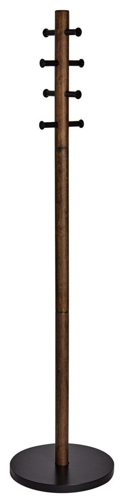 Pillar Coat Rack, Black