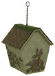 Elegant Rustic LED Hanging Birdhouse Accent Lamp