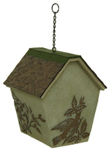 Elegant Rustic LED Hanging Birdhouse Accent Lamp