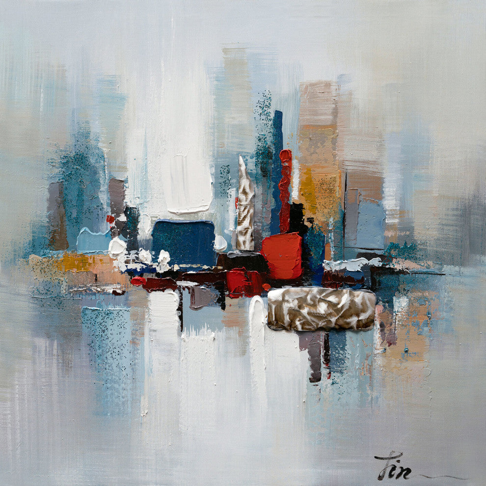 Romance II- Decor in Abstract Paintings, Modern Hand Painted Canvas Art