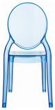 Compamia Elizabeth Kid's Chair, Transparent Blue