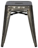 Highland Commercial Grade Stool, Matte Gunmetal, Set of 4