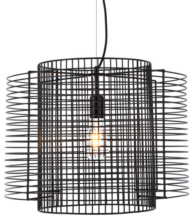 Delvin 1-Light Black Pendant