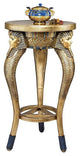 Classic Egyptian King Tut Sculpture Side Occasional Table