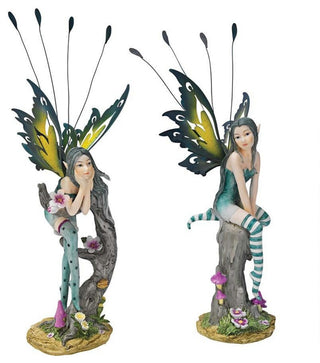 Pixie Fairy Statue - Set of 2