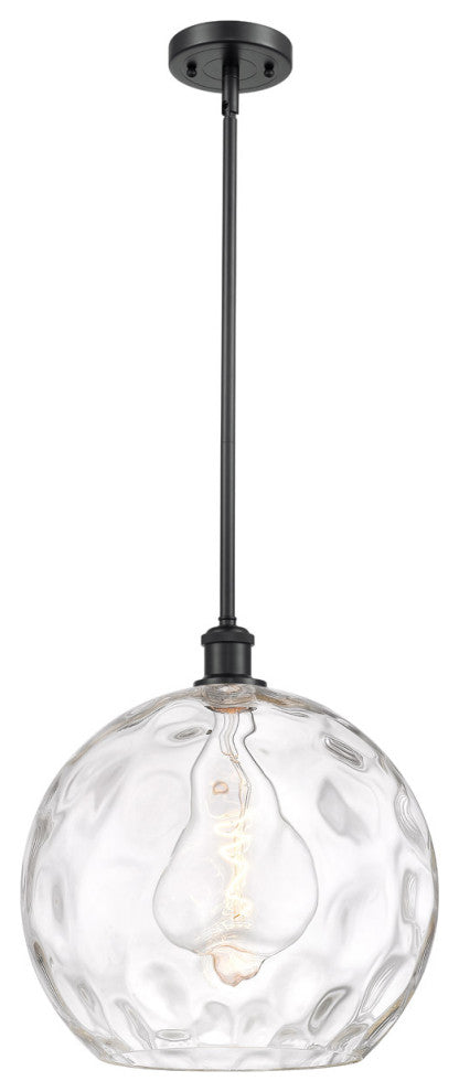 Innovations 516-1S-BK-G1215-14-LED 1-Light Pendant, Matte Black