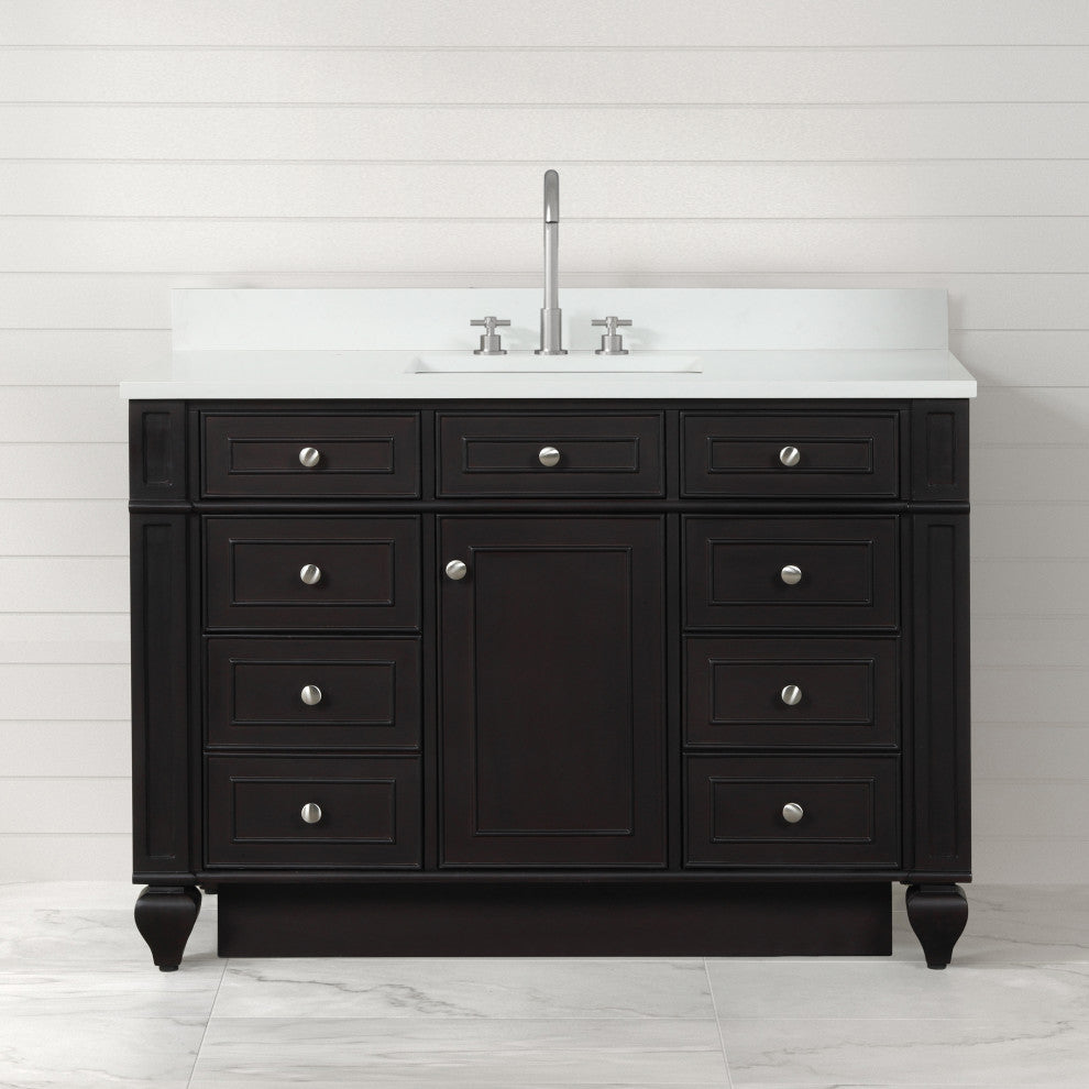 Winston 48" Single Vanity, Espresso