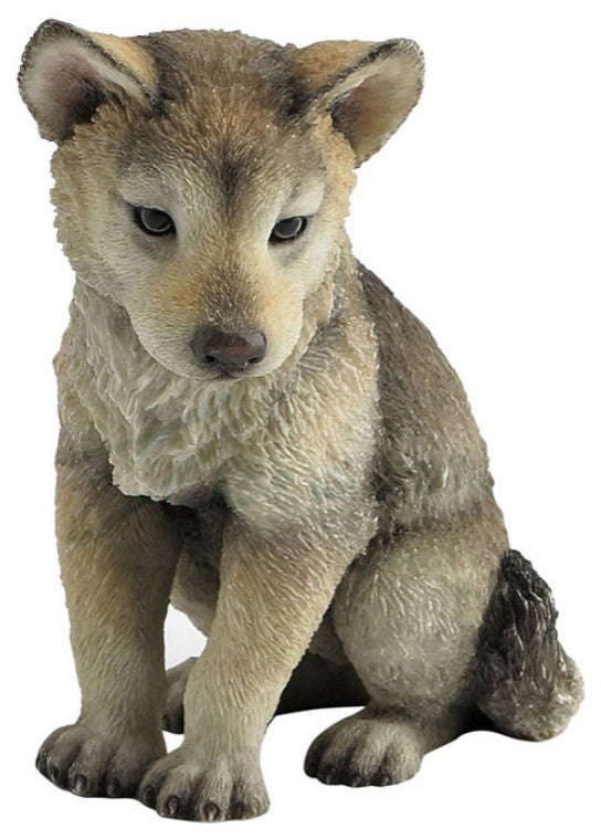 Wolf Cub Figurine by Veronese Design