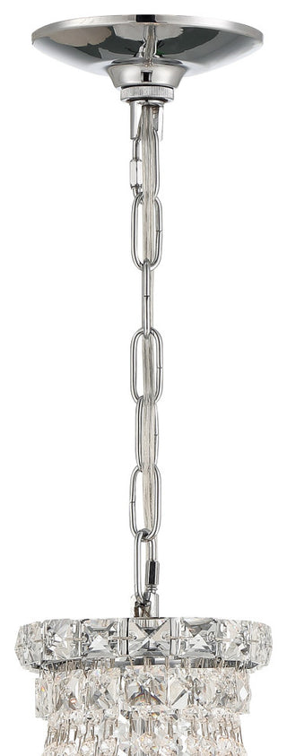 Roslyn 5-Light Polished Chrome Mini Chandelier