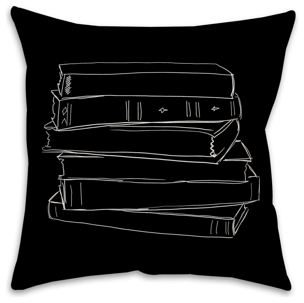 I Read Past My Bedtime Spun Poly Pillow, 18x18