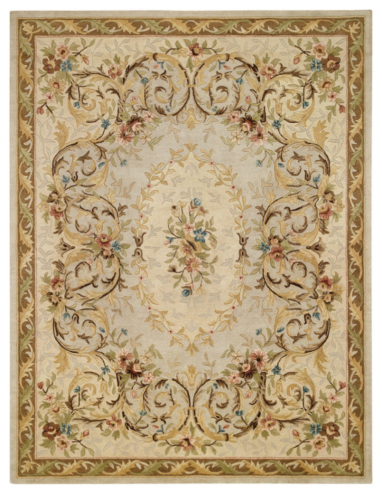 Capel Evelyn Beige 3068_675 Hand Tufted Rugs - 9'  X 12' Rectangle