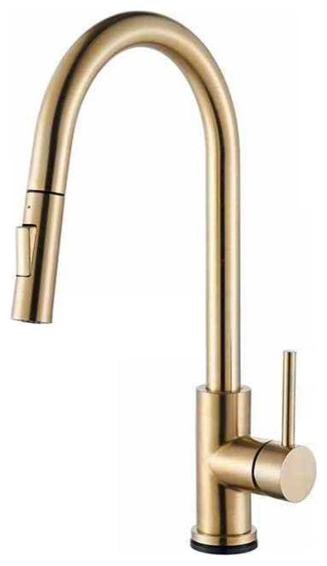 Fontana Gold Touch Faucet for Kitchen with Pull Down Sprayer
