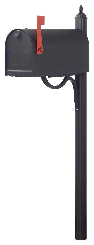 Titan Aluminum Curbside Mailbox and Richland Mailbox Post