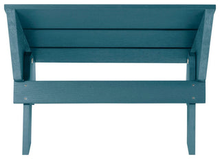 Italica Modern Folding Ottoman, Nantucket Blue