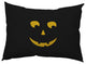 Halloween Jack-O-Lantern Left Accent Pillow, Black, 14"x20"