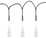 Pure Garden 8 Mode Solar LED String Lights, Cool White