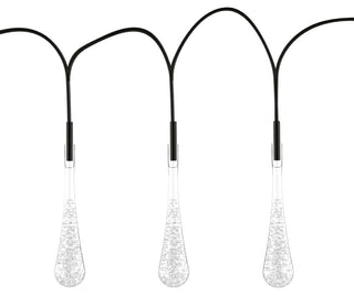 Pure Garden 8 Mode Solar LED String Lights, Cool White