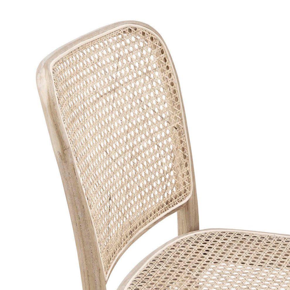 Winona Wood Dining Side Chair Set of 2, Gray