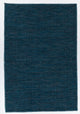 Sybil Handwoven Reversible Cotton Rug, Blue, Rectangular 5'x7'6