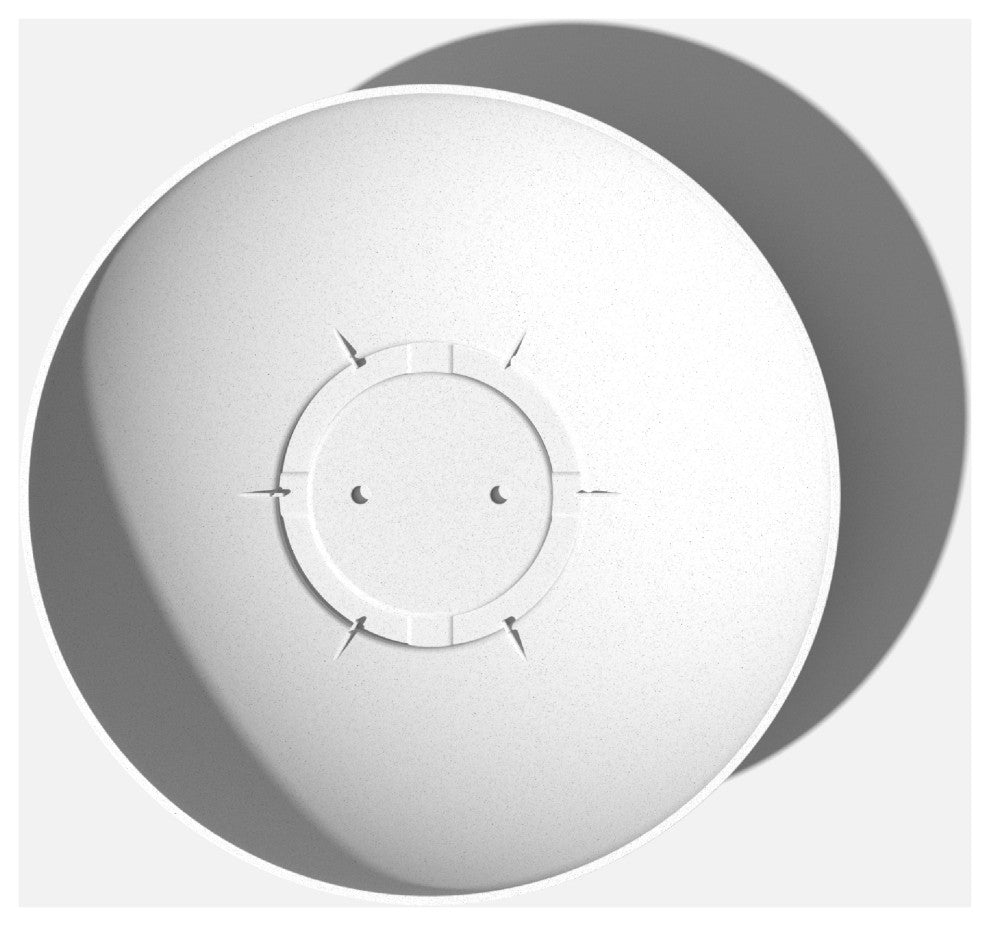 Lane Round Planter Bowl, White, 32'', 2 Pack