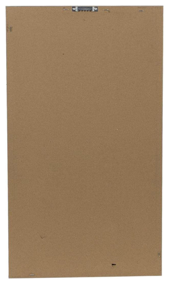 Magnetic Dry Erase To-Do Whiteboard with Espresso Wood Frame,12"x22"