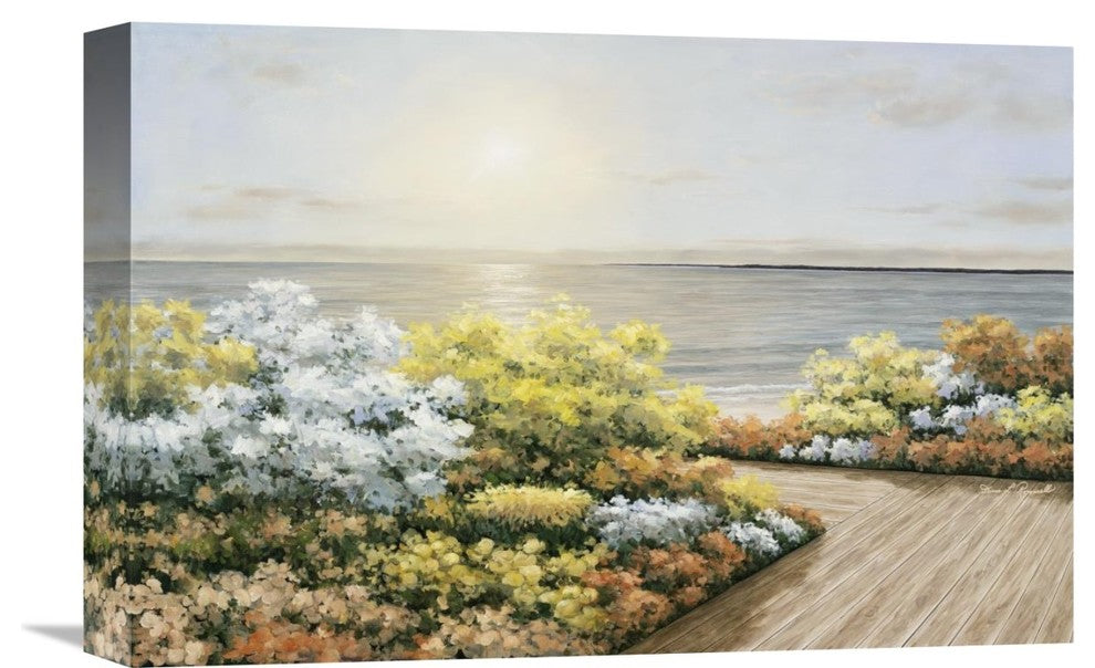 "Deck and Flowers" Artwork, 18"x12"