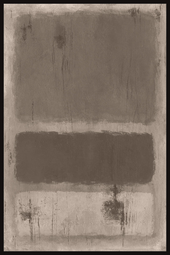 "Unpopular Decision" Floater Framed Painting Print on Canvas, 40x60