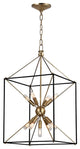 Glendale, 9-Light Pendant, Aged Brass, 16"