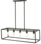 Cobar 5-Light Soil-Rubbed Bronze Island Pendant