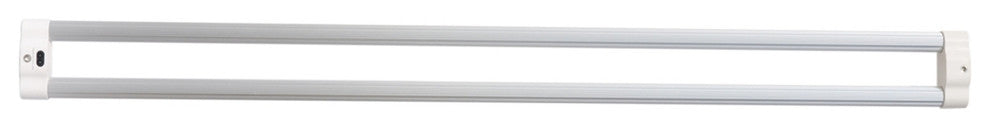 Workshop Tube Light Double Bulb 32-Watt 4' Linear LED T8, G13,  Frosted Cover, 5