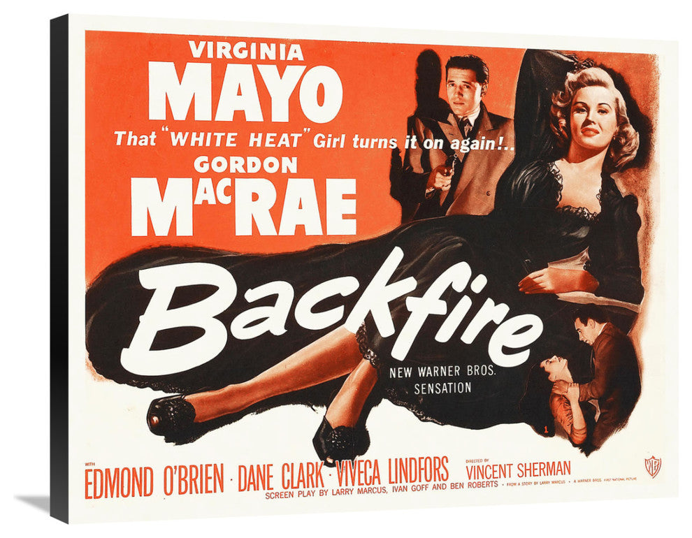"Backfire" Stretched Canvas Giclee by Hollywood Photo Archive, 30"x24"
