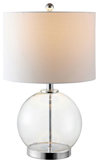 Safavieh Lonni Table Lamp Set of 2 Clear/Chrome
