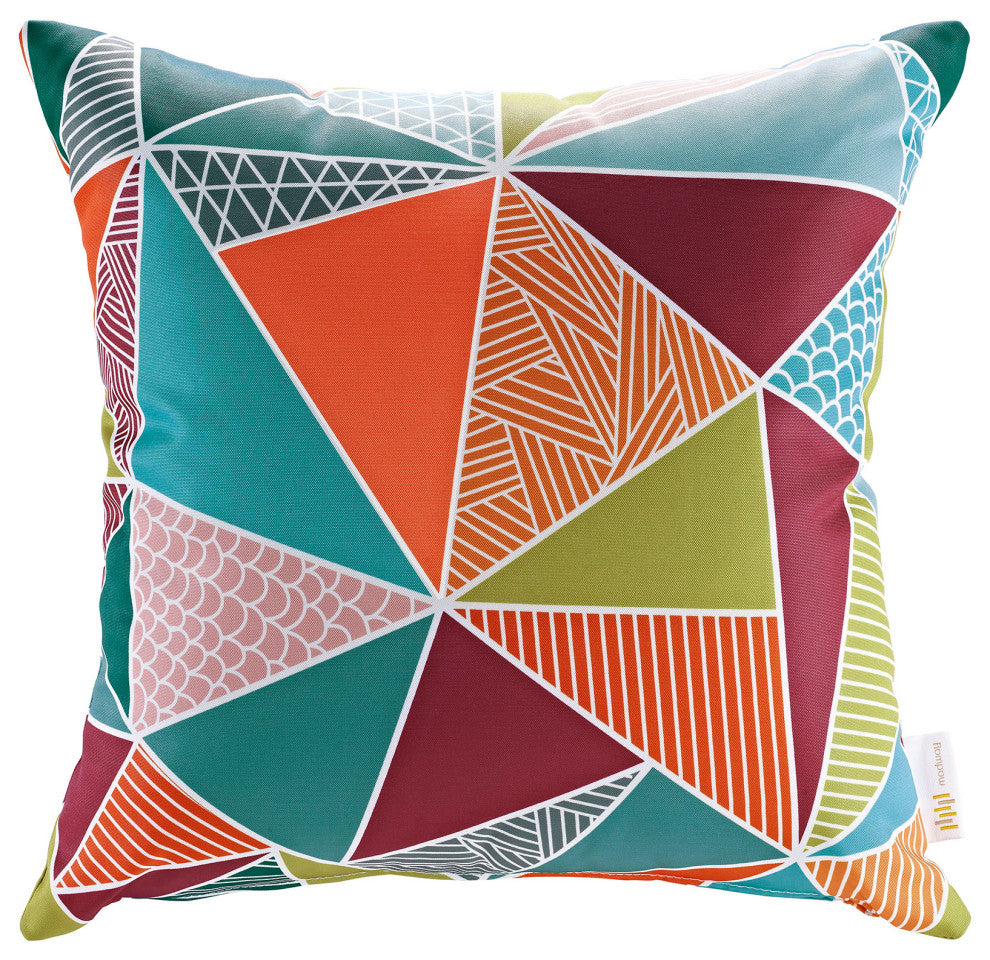 Mosaic Two Piece Outdoor Patio Pillow Set