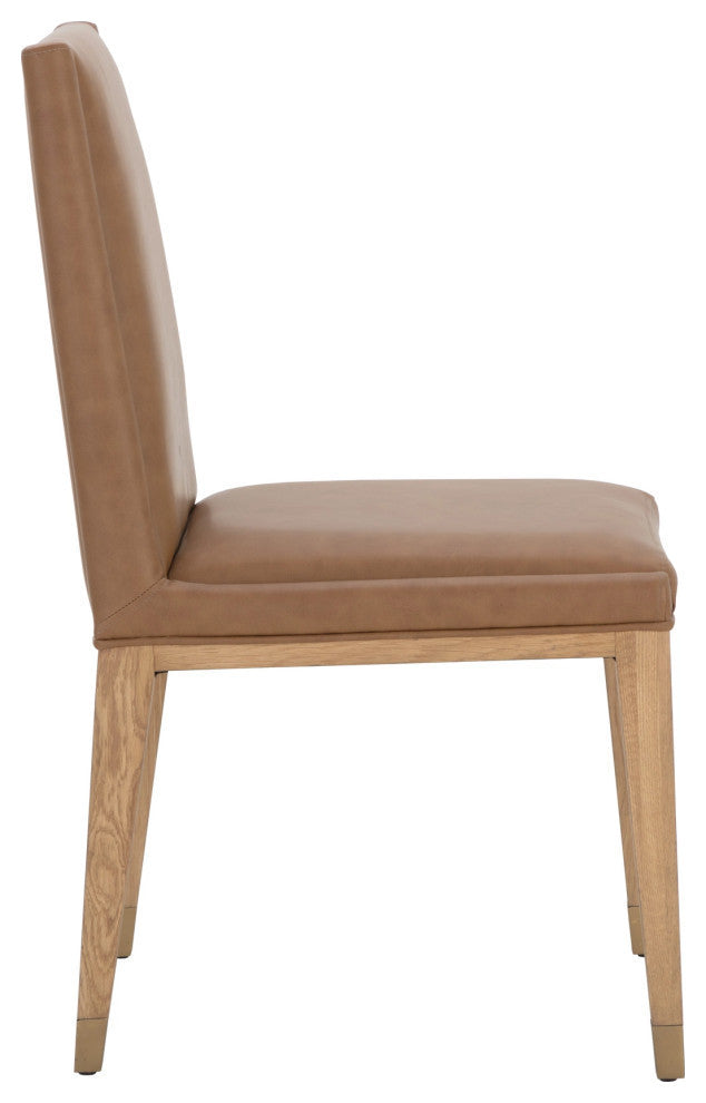 Kalla Dining Chair, Milliken Cognac, Set of 2