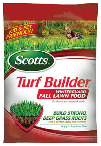 Scotts 38605D Turf Builder WinterGuard Fall Lawn Food, 32-0-10, 5000 Sq.ft.