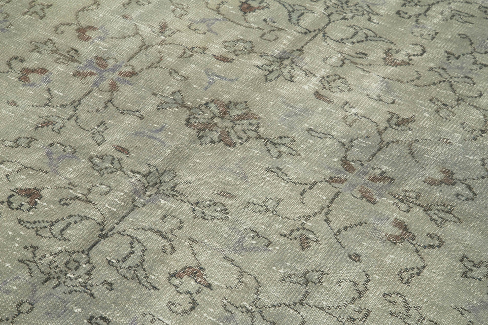 Rug N Carpet - Handmade Anatolian 6' 0" x 9' 1" Distressed Overdyed Area Rug