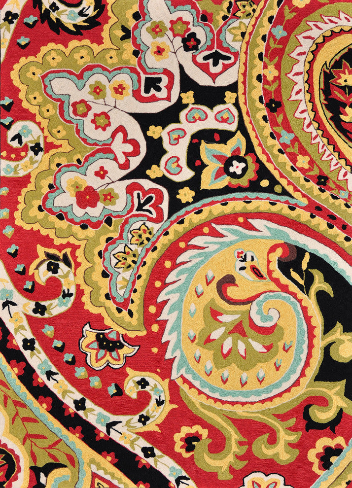 Loloi FRANCESCA FC09 RED / BLACK RUG