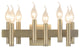 .-     Collette 8-Lt Bath - Brushed Brass