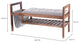 Scandinavian Scandi Bench - Brown